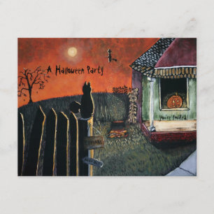 Une invitation de hantise de Halloween