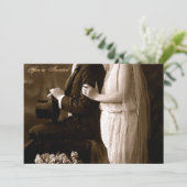 Une invitation de mariage des années 1920 (Debout devant)