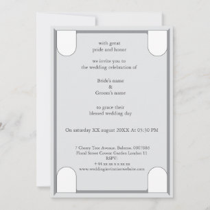 Une invitation de mariage luxueuse et élégante