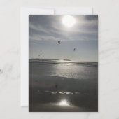 Une invitation de mariage unique sur la plage  (Dos)