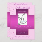 Une invitation funèbre/programme de la belle vie (Devant / Derrière)