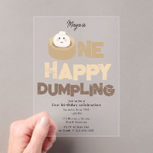 Une invitation joyeuse de ravioli pour un 1er anni