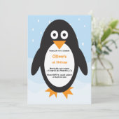 Une invitation pingouin parfaite pour un anniversa (Debout devant)