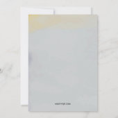 Une Invitation Plate De La Fête D'Halloween (Dos)