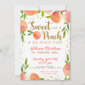 Une invitation pour l'anniversaire de la pêche (Devant)