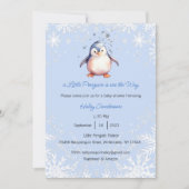 Une invitation pour l'arrivée d'un petit pingouin, (Devant)