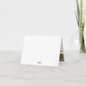 Une invitation pour le repas de Thanksgiving. (Dos)