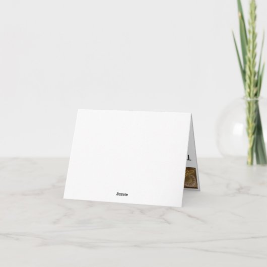 Une invitation pour le repas de Thanksgiving. (Dos)