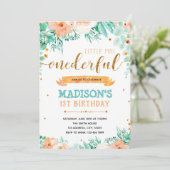 Une invitation pour un premier anniversaire (Debout devant)