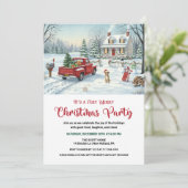 Une invitation rétro pour un très joyeux Noël  (Debout devant)