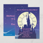 Une invitation royale de fête d'anniversaire de (Devant / Derrière)
