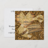 Une invitation royale élégante à l'événement (Devant / Derrière)