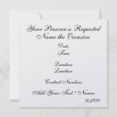Une Invitation Royale Élégante Red Bow (Dos)