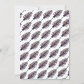 Une invitation sauvage d'anniversaire de Teepee (Dos)