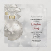 Une invitation simple et élégante à la fête de Noë (Devant / Derrière)