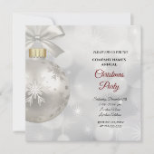 Une invitation simple et élégante à la fête de Noë (Devant)