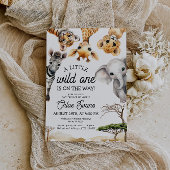 Une Invitation Un Peu Sauvée | Baby shower Safari