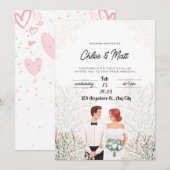 Une invitation unique à votre journée spéciale (Devant / Derrière)