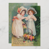 Une invitation Vintage (Devant / Derrière)