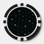 Une jeton de poker avec un design élégant présente (Recto)