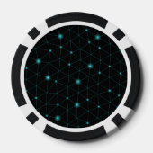 Une jeton de poker avec un design élégant présente (Verso)