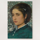 Une jeune femme par Edward Robert Hughes Puzzle (Vertical)