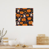 une jolie affiche pour Halloween (Cuisine)