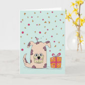 Une jolie carte d'anniversaire (Fleur jaune)