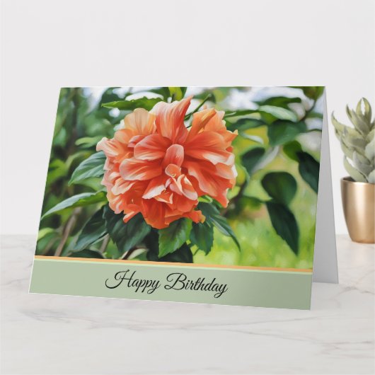 Une Jolie Fleur - Carte Anniversaire (Petite plante)