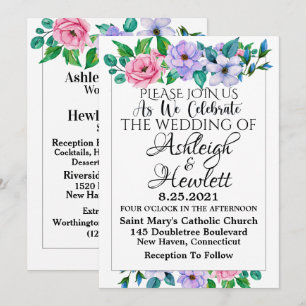 Une Jolie Journée Pour Un Mariage - Invitation