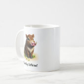 Une jolie Mug de café en phacochère peint en 3D (Devant gauche)