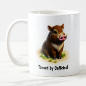 Une jolie Mug de café en phacochère peint en 3D