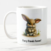 Une jolie Mug de café lapin peint en 3D