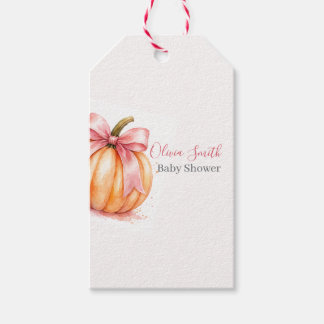 Une jolie petite étiquette de cadeau de baby showe