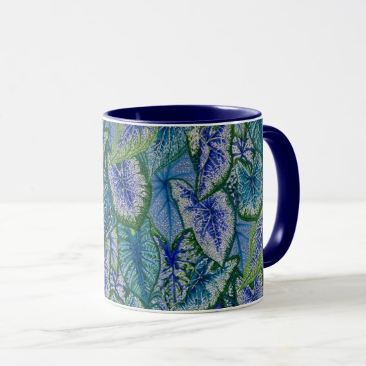 Une jolie tasse de Philip Jacobs Fabric Caladium (Devant droit)
