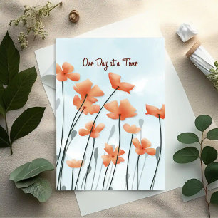 Une journée à la fois – Carte d'encouragement bota