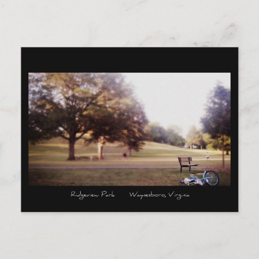 Une journée au parc - Carte postale (Devant)