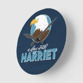 Une journée avec Harriet Room Mur Horloge (Angle)