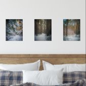 Une journée ensoleillée en hiver dans la pinède (Chambre à coucher)