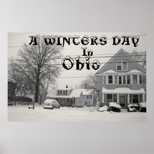 UNE JOURNÉE HIVERNALE EN affiche OHIO (Devant)