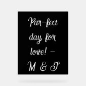 « Une journée par-faite pour l'amour ! » Écriture (Recto)