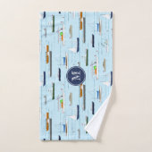 Une journée Sur la rivière lac côtier navigation d (Serviette à main)