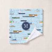 Une journée Sur la rivière lac côtier plaisance N' (Gant de toilette)