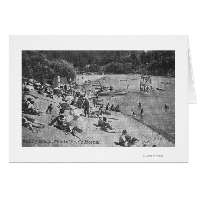 Une journée typique à Sandy Beach Monte Rio, CA (Devant horizontal)