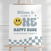 UNE joyeuse Affiche de bienvenue de fête d'anniver