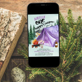 Une joyeuse Camper Girls 1er Invitation anniversai