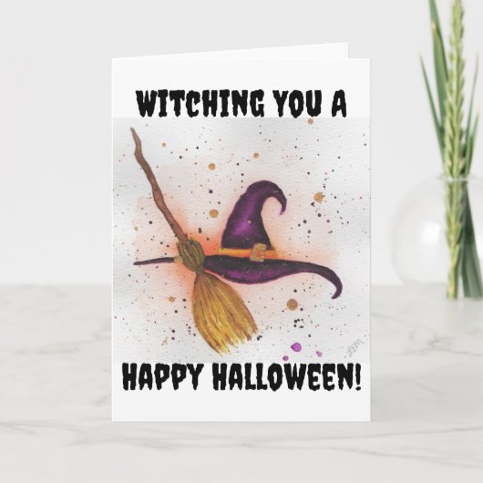 Une joyeuse carte d'Halloween (Devant)