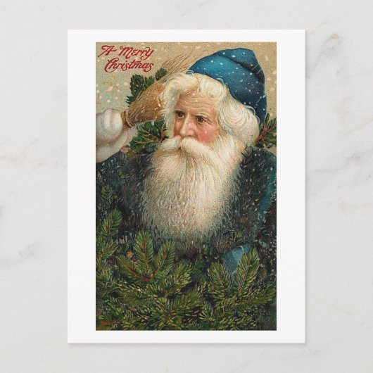 Une joyeuse carte St. Nick Old Christmas (Devant)