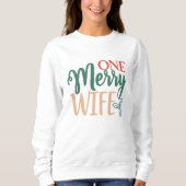 Une joyeuse épouse sweatshirt de Noël (Devant)