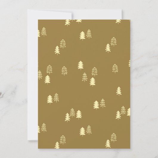 Une joyeuse invitation à l'ours de camping (Dos)